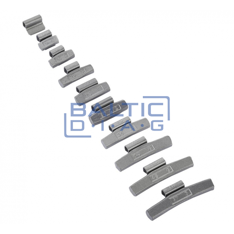 Forged weights for balancing 5-50 g, 800 pcs.