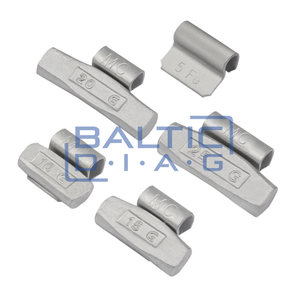 Forged weights for balancing 5-25 g 500 pcs.