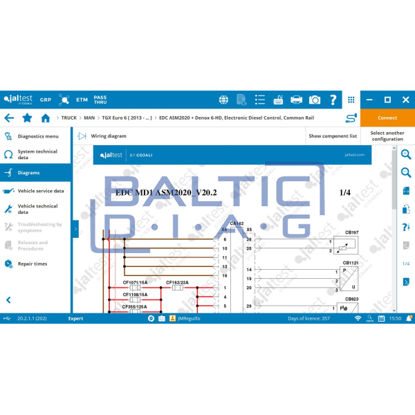 DAF truck diagnostic equipment JalTest