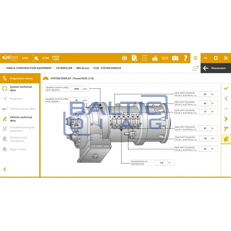 Diagnostic tool JalTest PC Link 29365
