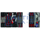 Mobile tool cabinet with 496 pcs. tools Valkenpower