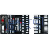 Mobile tool cabinet with 496 pcs. tools Valkenpower