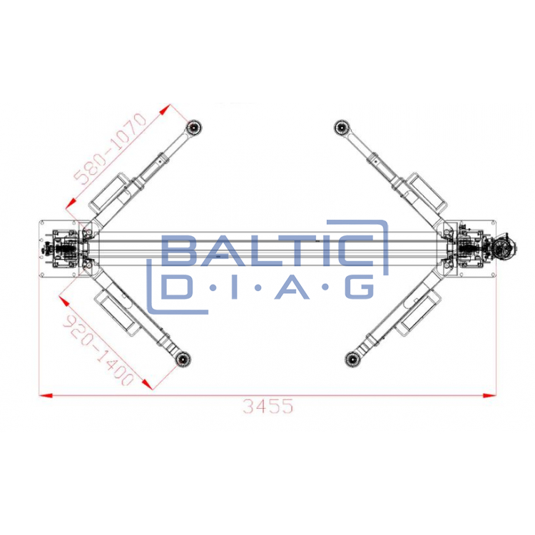 Two-column hoist ATH-Pure 2.40