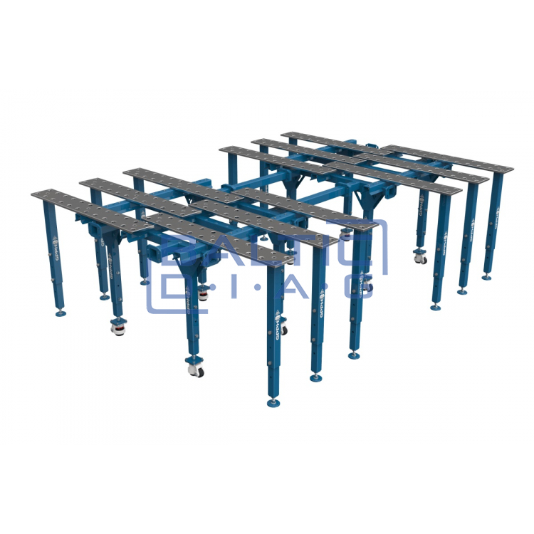 Folding welding table 1770X2630 mm