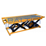 Electro-hydraulic lifting table with rollers 1-4t