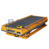 Electro-hydraulic lifting table with rollers 1-2t