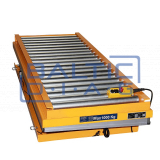 Electro-hydraulic lifting table with rollers 1-2t