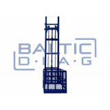 Two-column cargo elevator 2.4-6m