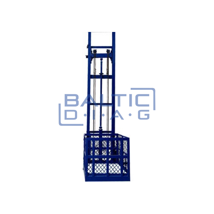 Two-column cargo elevator 2.4-6m