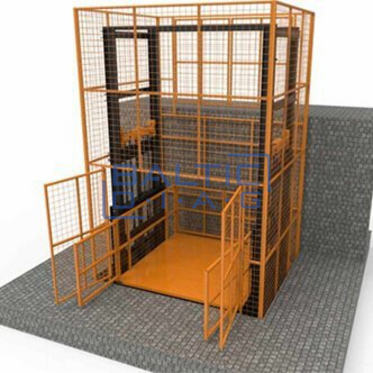 Keturių kolonų krovinis liftas 2.4-6.5m