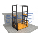 Four column cargo elevator 2.4-6.5m