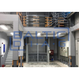 Four-column freight elevator with a network of 3-10m