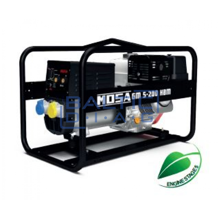 Бензиновый генератор MOSA GM 5-200 HBM