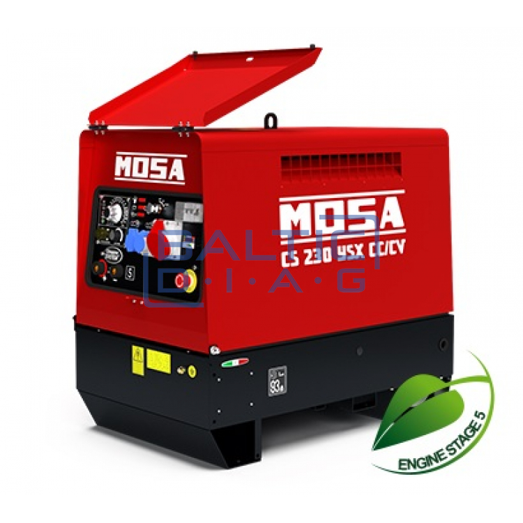 Дизельный генератор MOSA CS 230 YSX CC / CV