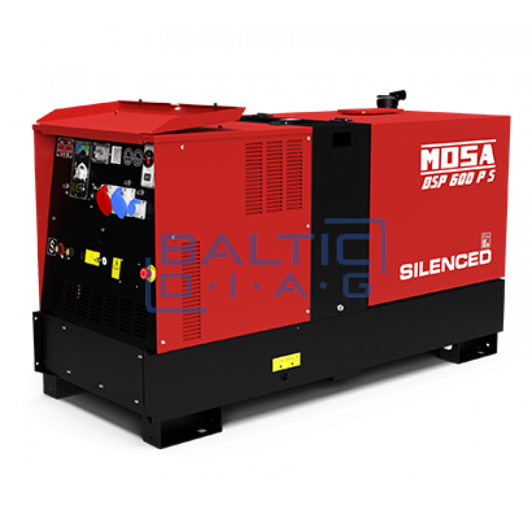 Dyzelinis generatorius-suvirintojas MOSA DSP 600 PS 30.4 kW 1500 aps/min