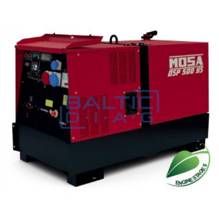 Dyzelinis generatorius-suvirintojas MOSA DSP 500 YS 18 kW 1500 aps/min