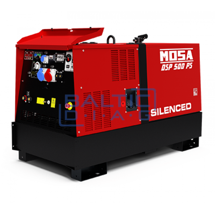 Dyzelinis generatorius-suvirintojas MOSA DSP 500 PS 20.3 kW 1500 aps/min