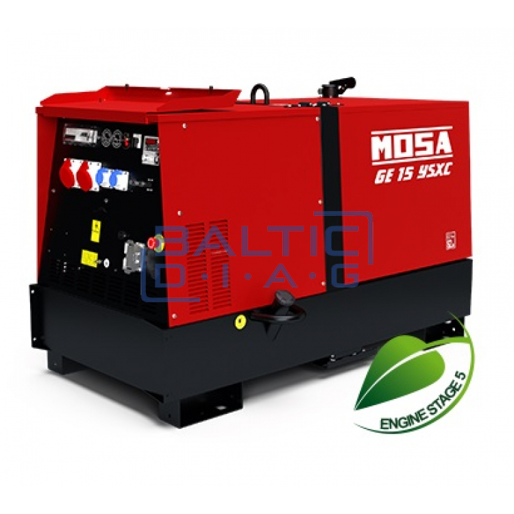 Dyzelinis generatorius MOSA GE 15 YSXC 13.6 kW 1500 aps/min