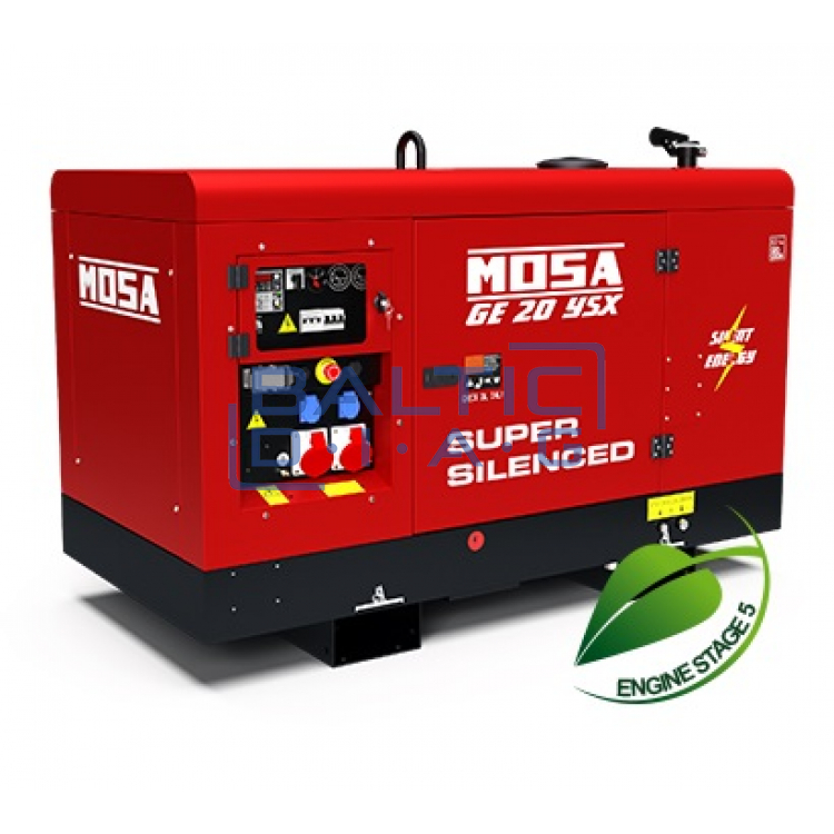 Дизель-генератор MOSA GE 20 YSX
