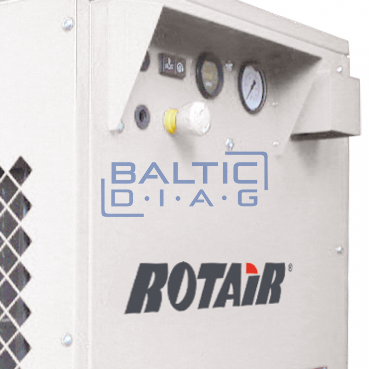 Mobile built-in screw compressor Rotair VRH 10-70