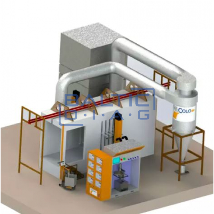 Automatic powder coating line COLO
