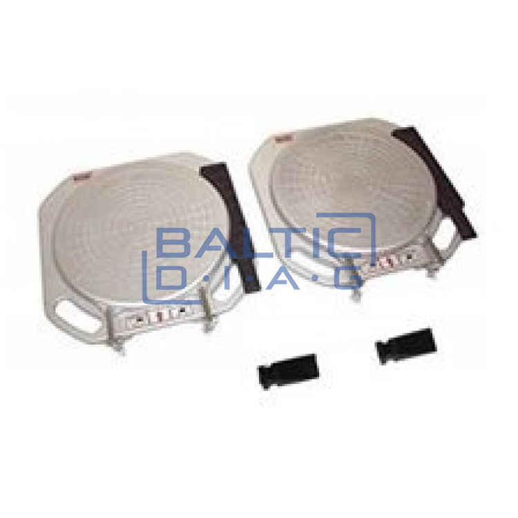 Set of swivel discs for wheel alignment 2 pcs.