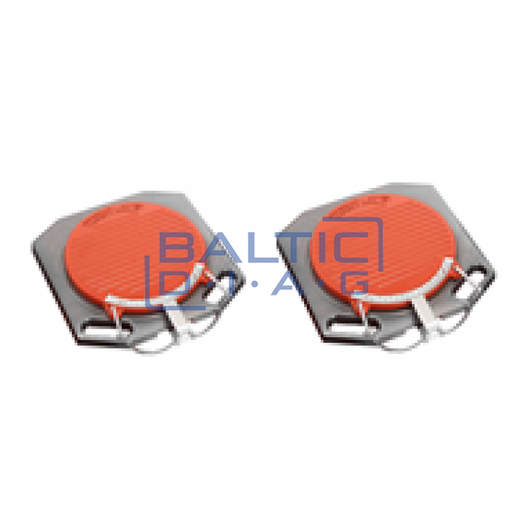 Set of swivel discs for wheel alignment 2 pcs.
