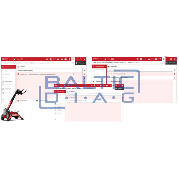 Universal lifting equipment diagnostic equipment Jaltest MHE