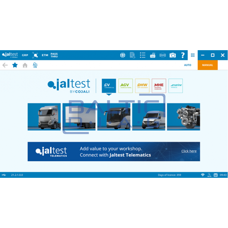 Universal lifting equipment diagnostic equipment Jaltest MHE