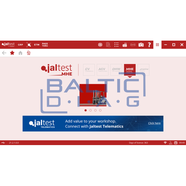 Universal lifting equipment diagnostic equipment Jaltest MHE