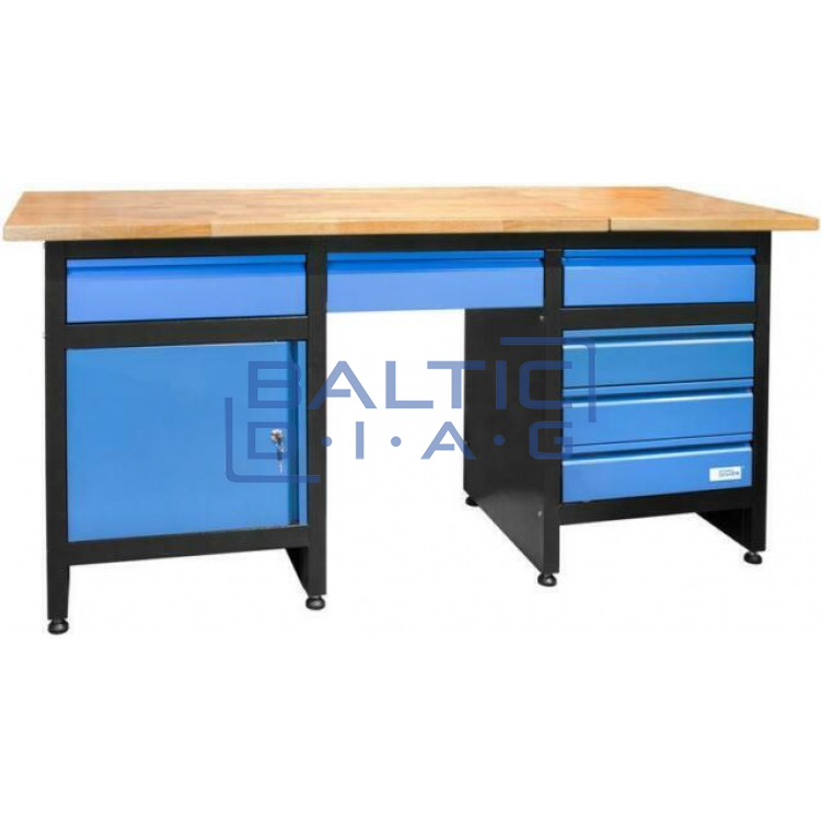 Workbench with wood surface Werkbank GW 6/1 XL