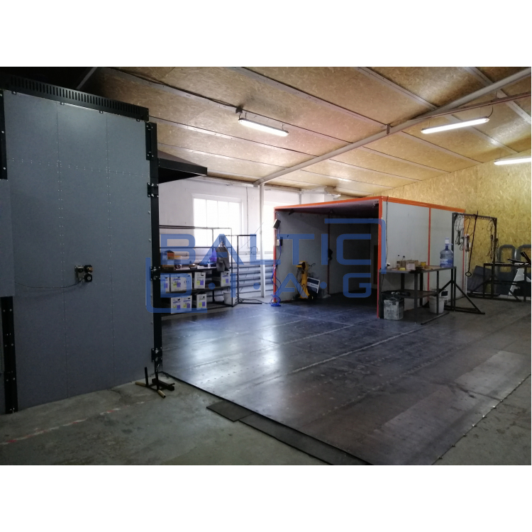 Miltelinio dažymo kabina Pavalex 7000x3500x3000 mm