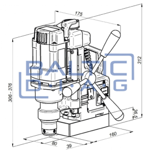 Magnetic drilling machine PRO 36 920W / 230V