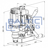 Magnetic drilling machine PRO 36 920W / 230V