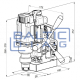 Magnetinės gręžimo staklės PRO 36 920W/230V