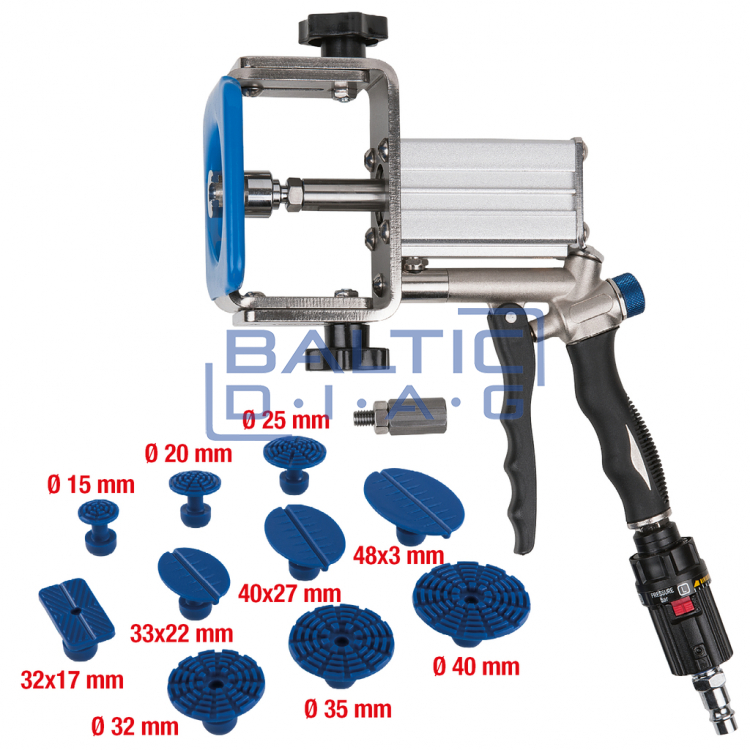 Пневматический съемник вмятин KS Tools Smart-Repair, 12 шт.