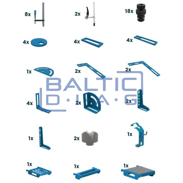 Welding table accessories set GPPH PRO 60pcs No.3