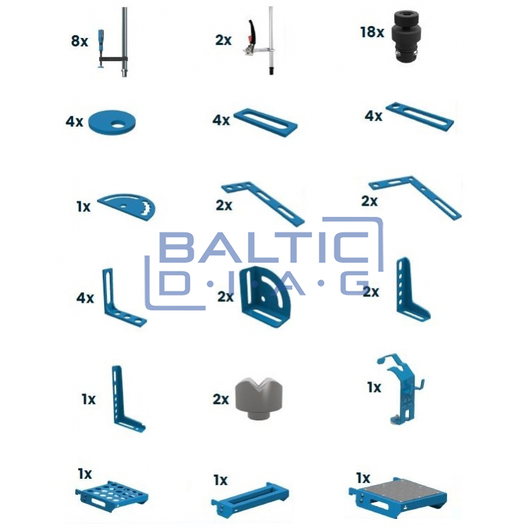 Welding table accessories set GPPH PLUS 60pcs No.3