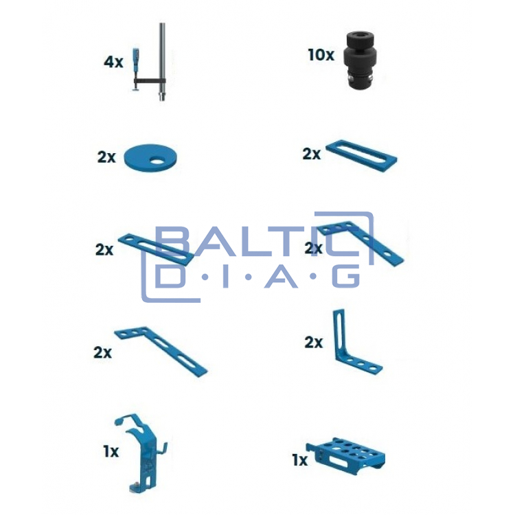 Suvirinimo stalo priedų rinkinys GPPH PLUS 28vnt Nr.4