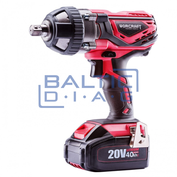 Cordless impact screwdriver 1/2 "20V Li-Ion
