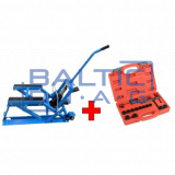Hydraulic lift for motorcycle 682kg with additional attachment