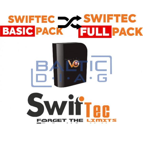Swiftec car software upgrade from Basic Pack to Full Pack