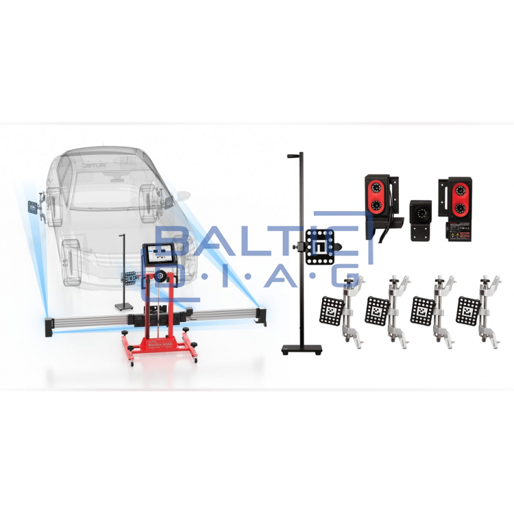 ADAS calibration system Autel IA800 with optical positioning system