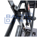 Mobile short-stroke Weber scissor lift for cars and minibuses