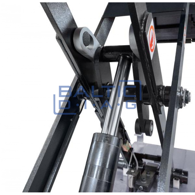 Mobile short-stroke Weber scissor lift for cars and minibuses