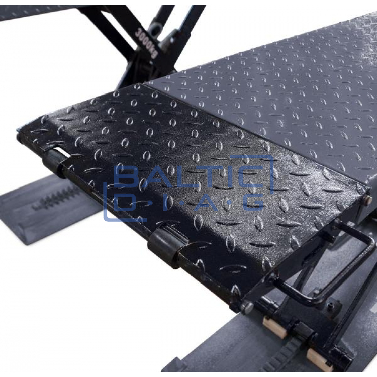 Mobile short-stroke Weber scissor lift for cars and minibuses