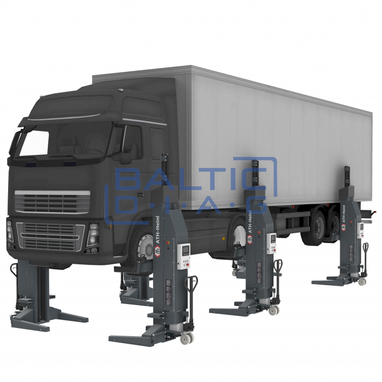 Electro-hydraulic ATH-Heini lift system with battery control and wireless control ATH RG8.5-6WB