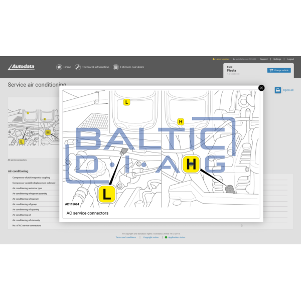 Autodata "diagnostics and repair" database for 5 users