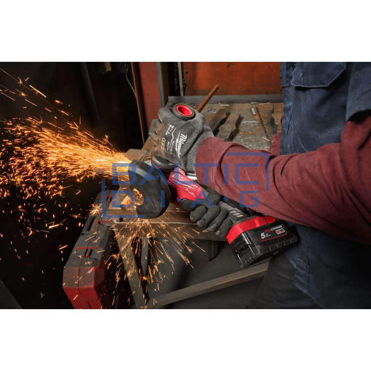 Аккумуляторная угловая шлифовальная машина Milwaukee M18 FSAG 125X-0