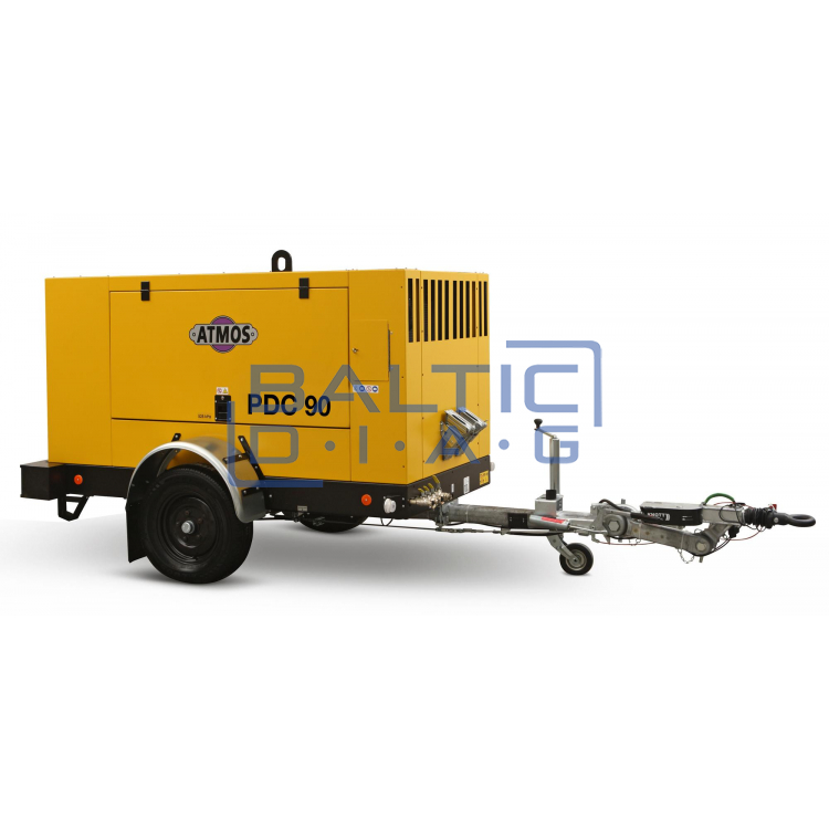 Mobile diesel air compressor ATMOS PDH90